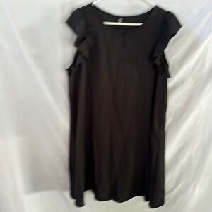 SHEIN back flutter sleeve dress